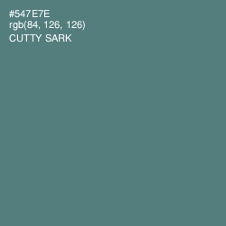 #547E7E - Cutty Sark Color Image